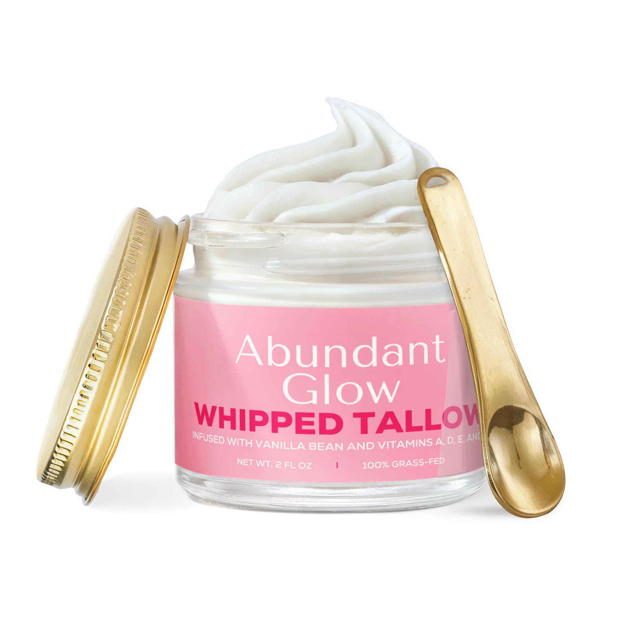 Whipped Grass-Fed Tallow Balm with Vanilla Bean