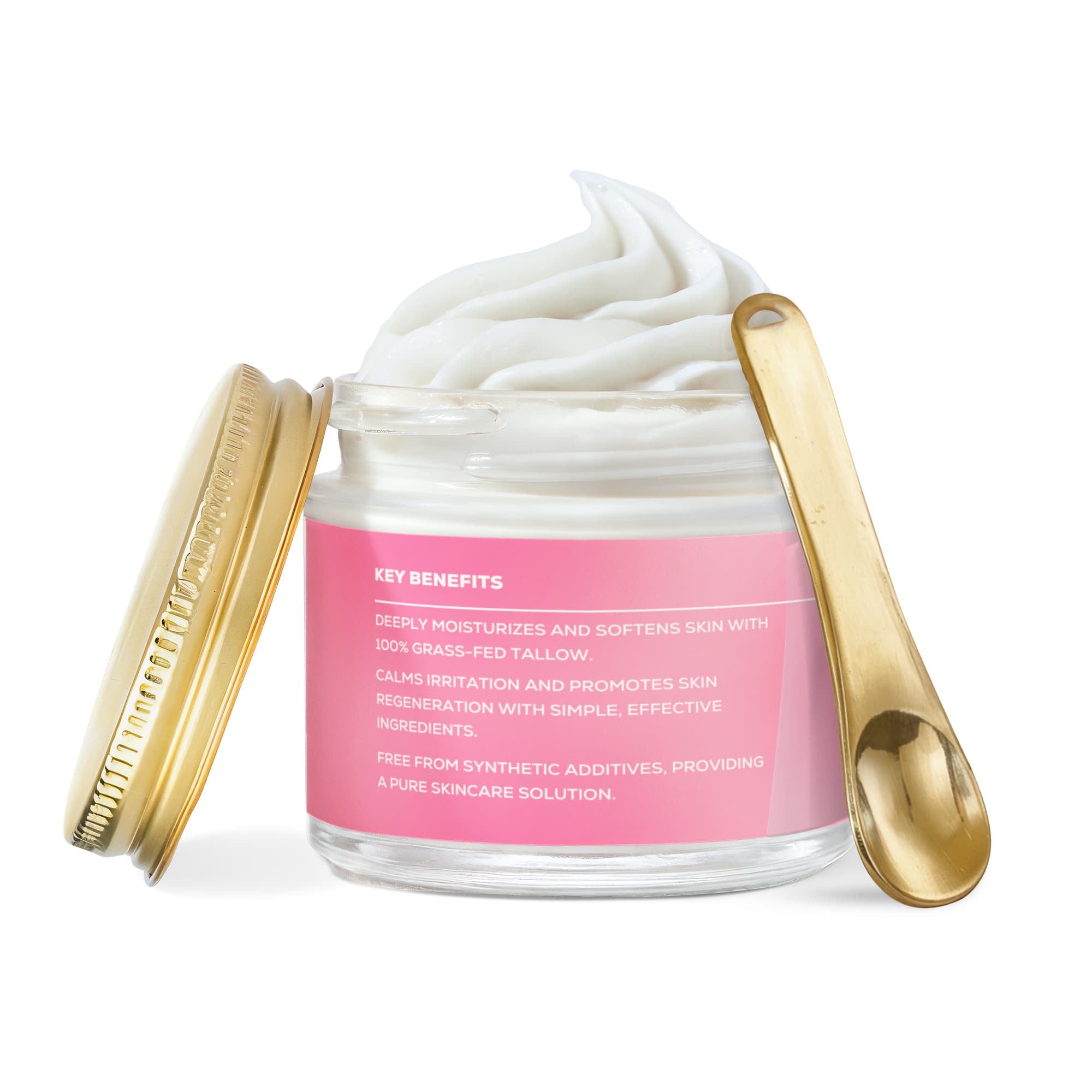 Whipped Grass-Fed Tallow Balm with Vanilla Bean